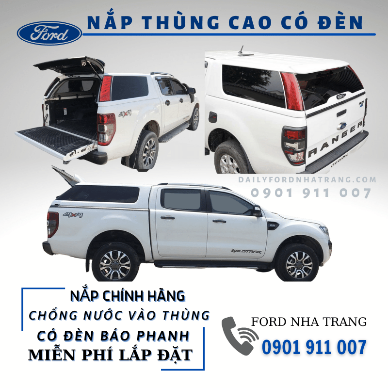 NẮP THÙNG CAO CÓ ĐÈN