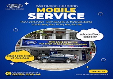 BẢO DƯỠNG LƯU ĐỘNG - MOBILE SERVICE TẠI PHÚ YÊN